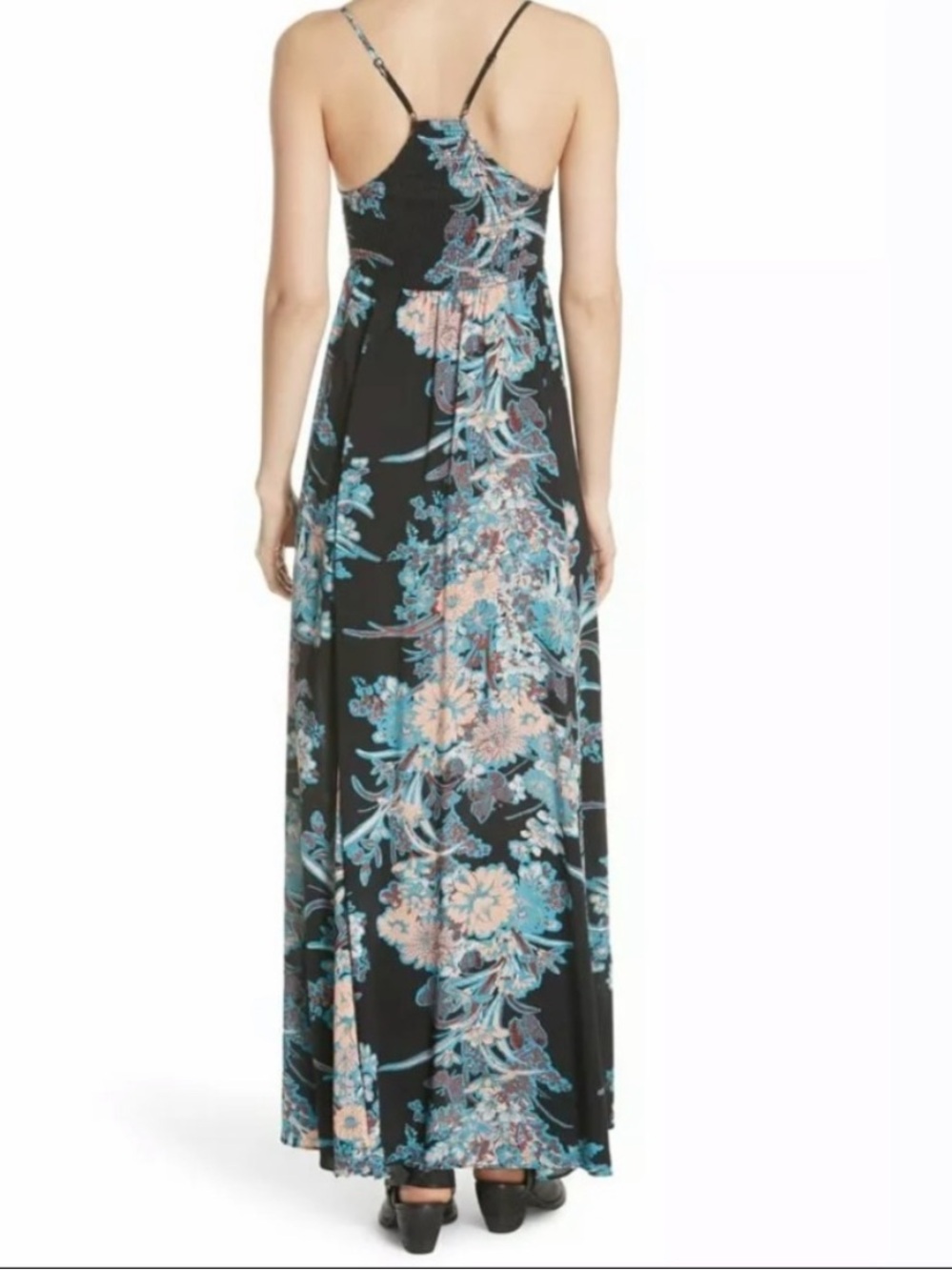 Free People Maxi Through The Vine Dress XS Floral Maxi Dress Boho - Picture 3 of 11